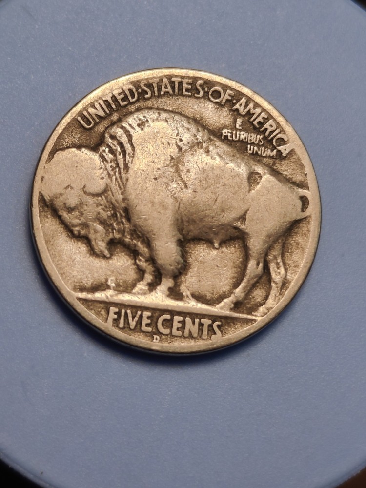 1917 D Buffalo Nickel #1055