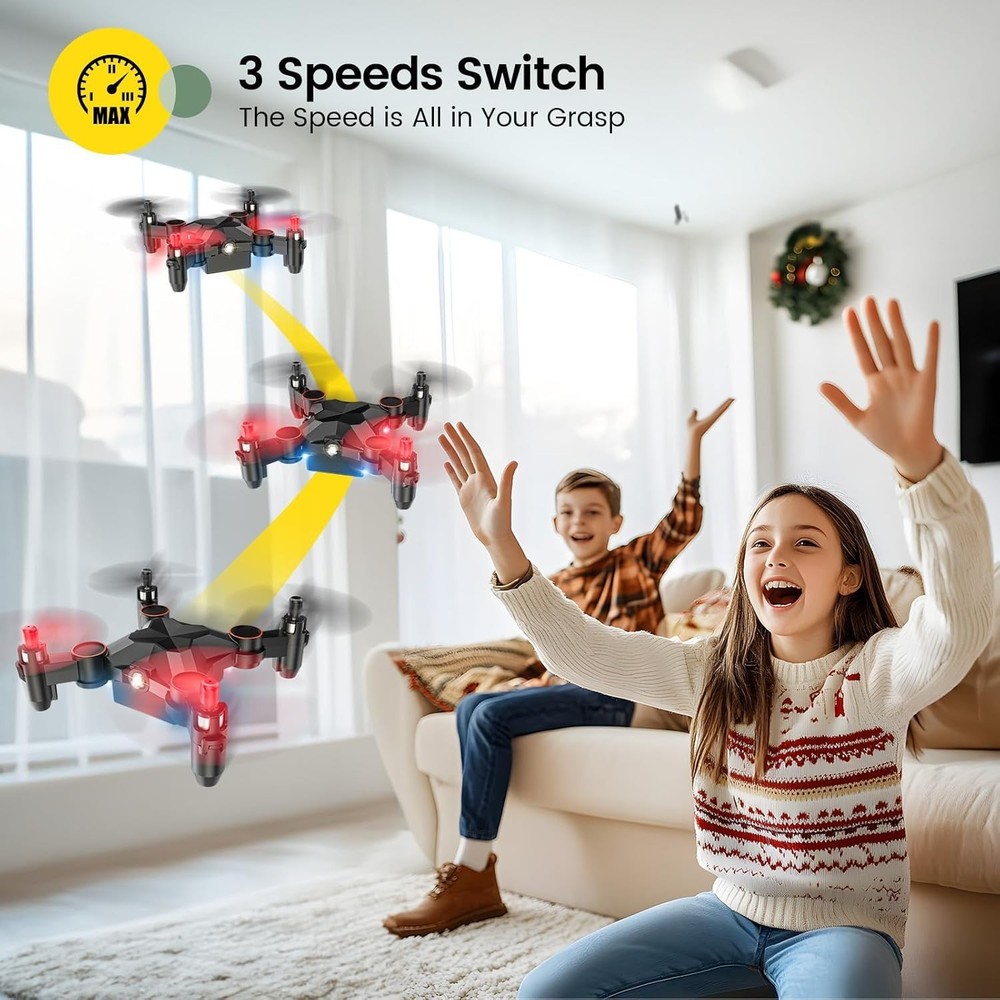 Exciting Foldable Mini Drone for Kids - Includes Remote & Propeller Guards!