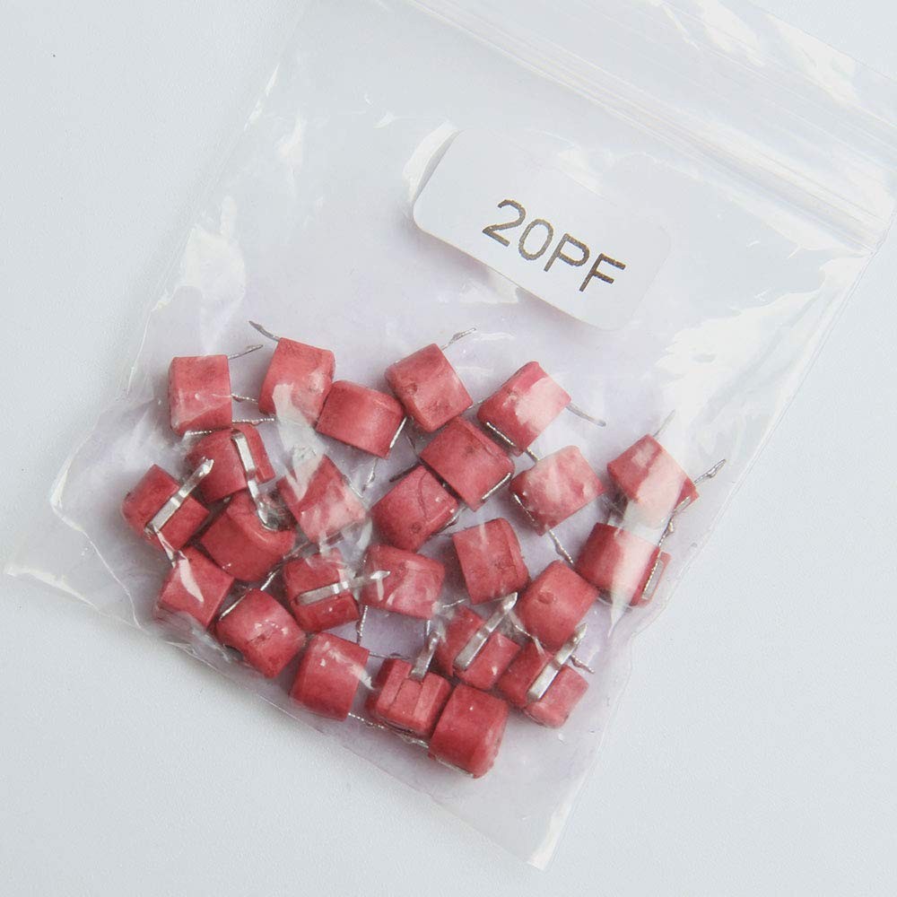 45 pcs 9 Values Trimmer Capacitor Kit Assorted Adjustable Variable Capacitors