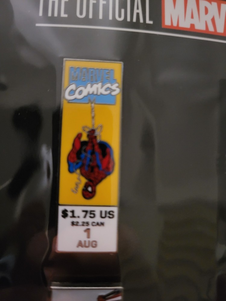 SDCC 2025 Marvel Classic Comic Corner Box Pin Spider-man