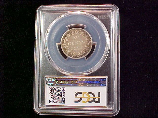 Newfoundland 1876-H Twenty Cent. PCGS XF-40