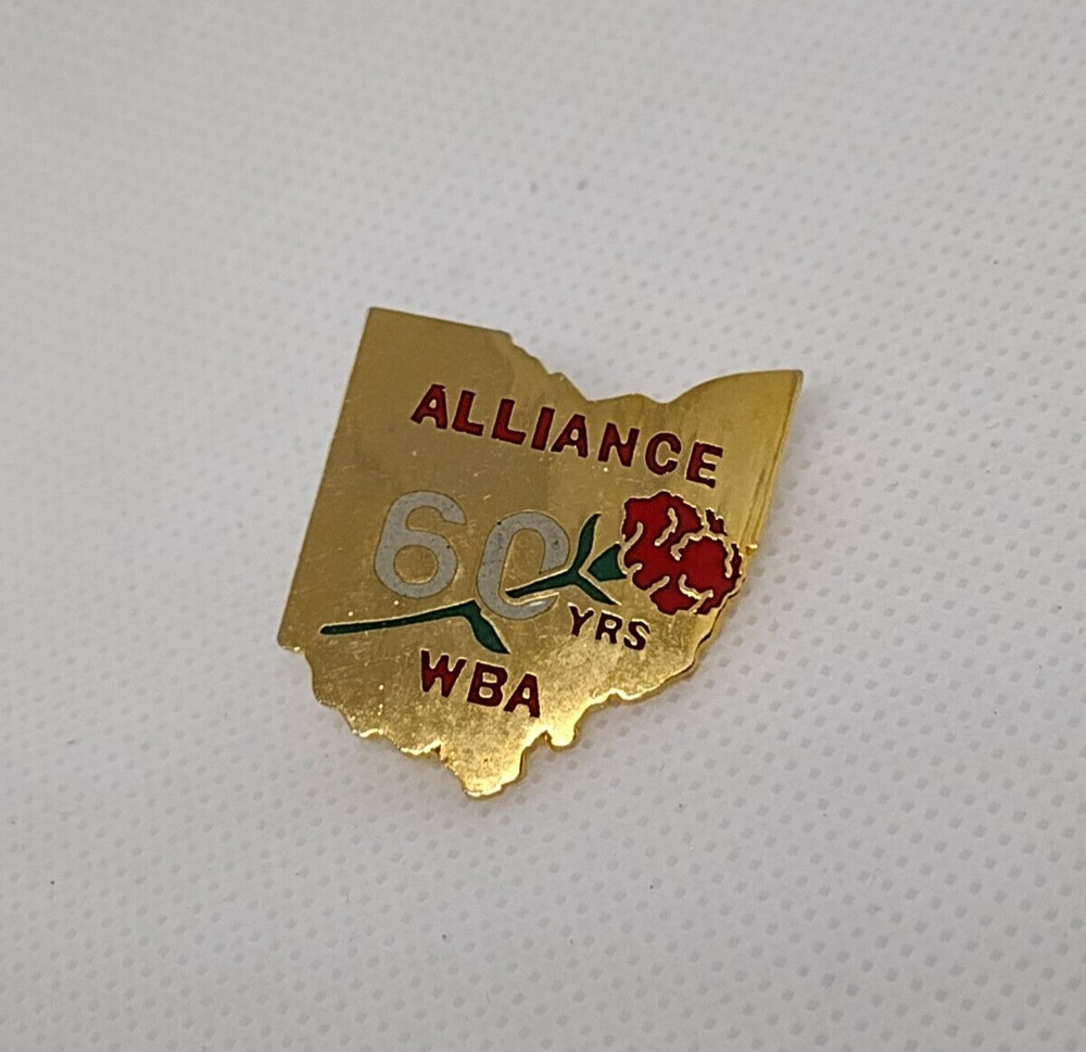 Alliance 60 Years WBA Ohio State Bowling Lapel Pin
