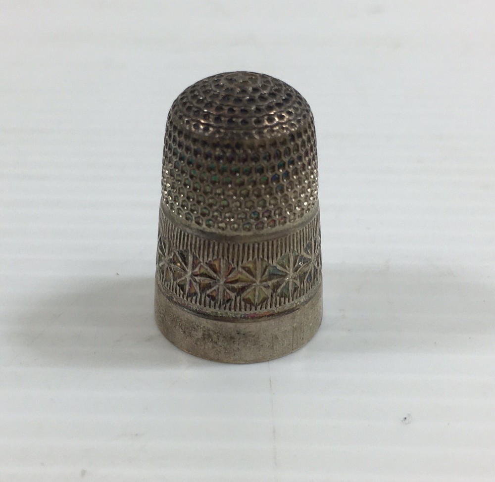 Antique Charles Horner Solid Silver Thimble Size 11 4.2g