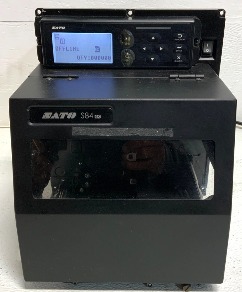 SATO S84-ex Print Engine Direct Thermal Label Barcode Printer 161B