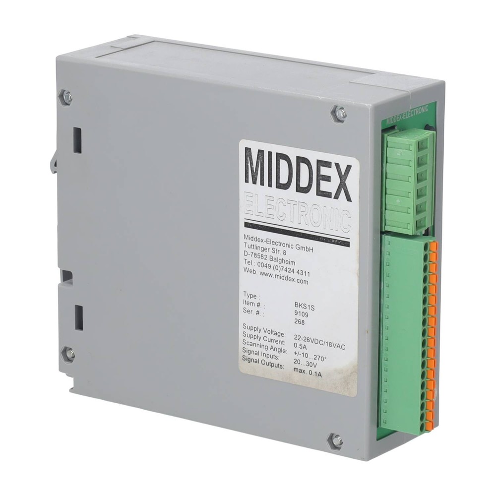 MIDDEX BKS1S (9109) Control Unit Interface Signal Processing Module, Grey/Black