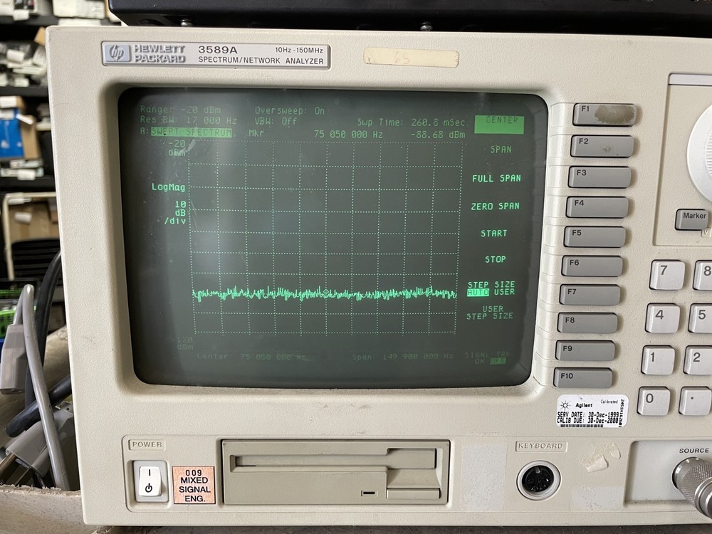 HP 3589A Spectrum / Network Analyzer 10Hz- 150MHz