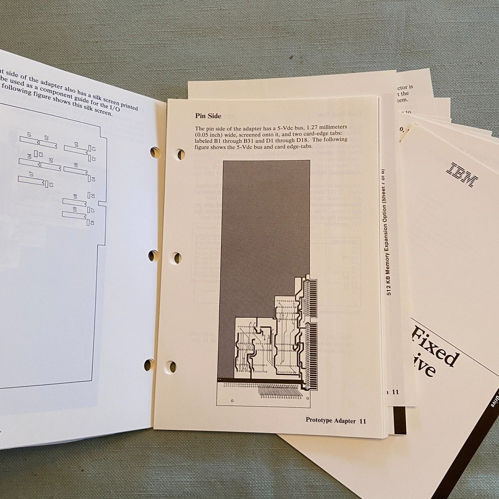 IBM PC Hardware Reference Library Technical Reference Options Adapters Vol 1 & 2