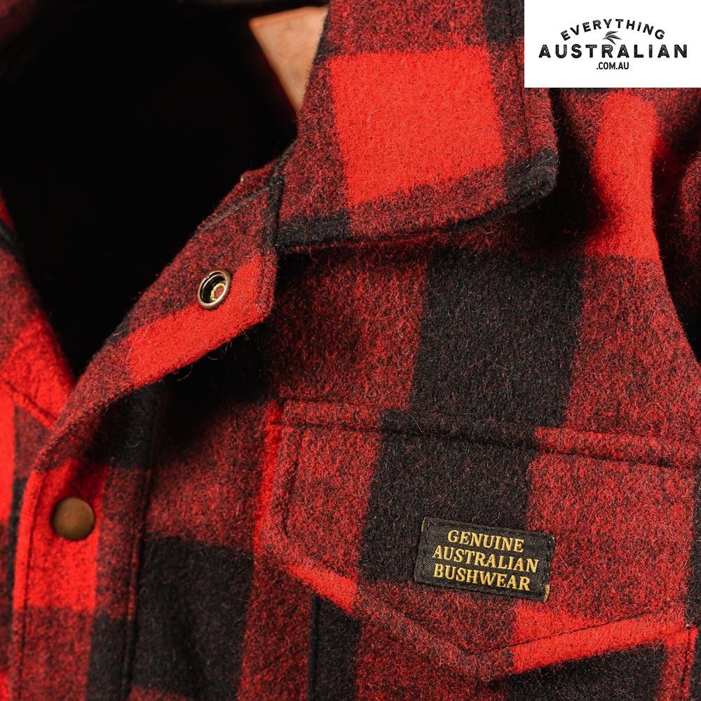 G.A.B. Bush Shirt Half-Open Red