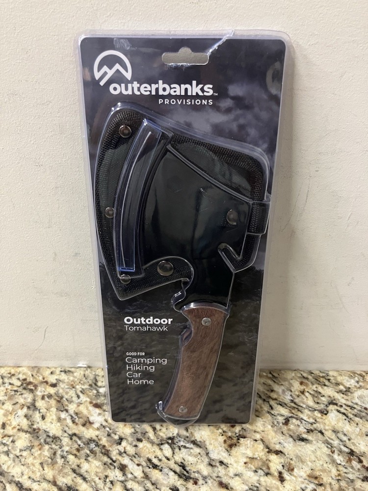 Outerbanks Provisions Outdoor Tomahawk Camping Axe Survival Hatchet Tool