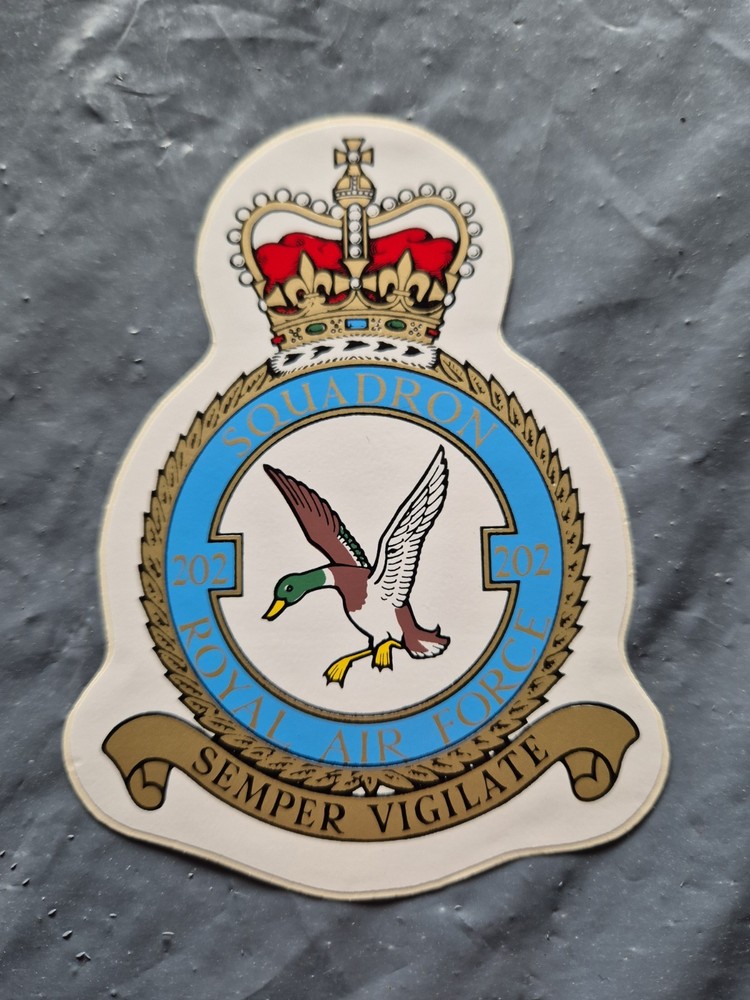 Royal Air Force 202 Squadron crest Sticker