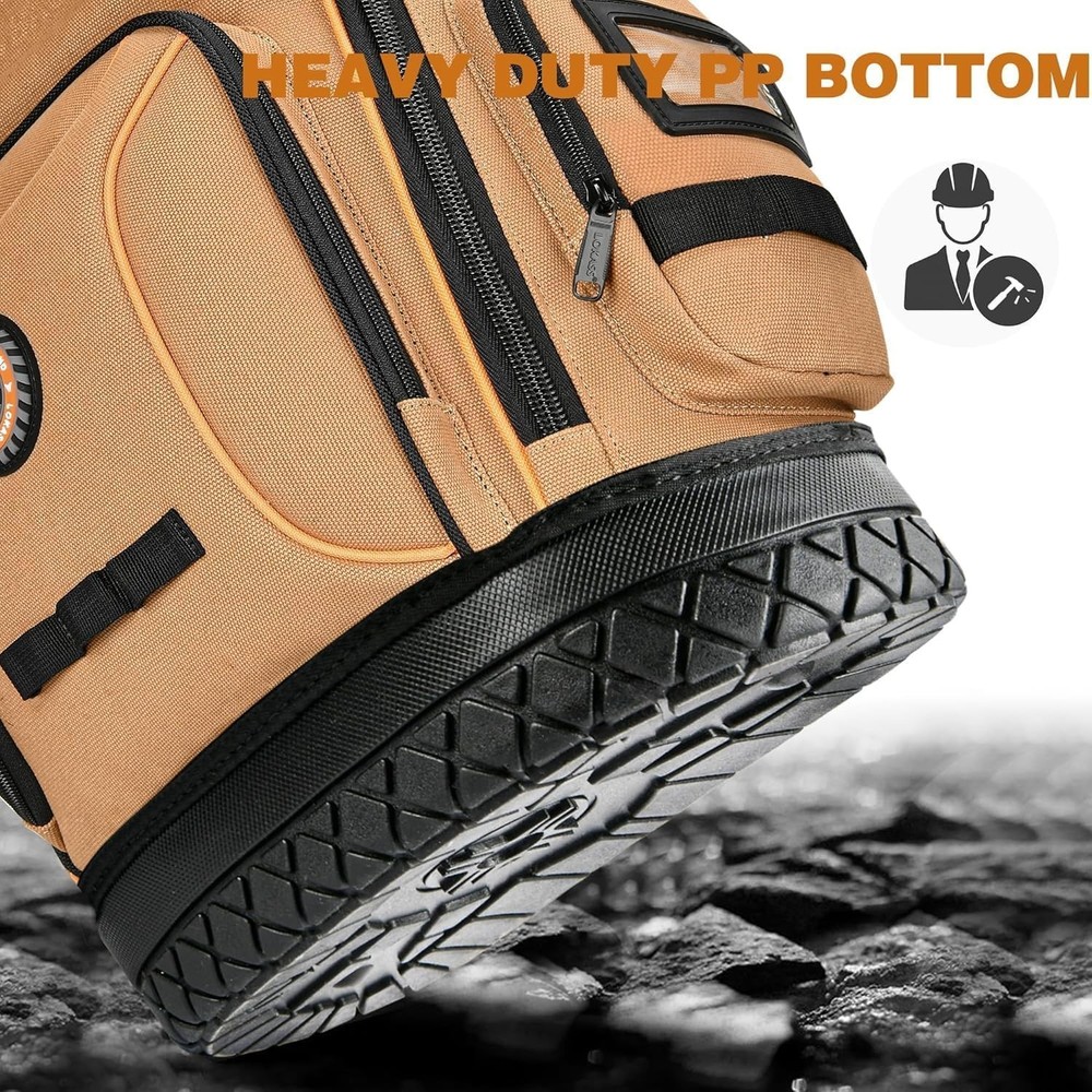 Professional Tool Backpack with 75 Compartments & Comfortable Carrying Design