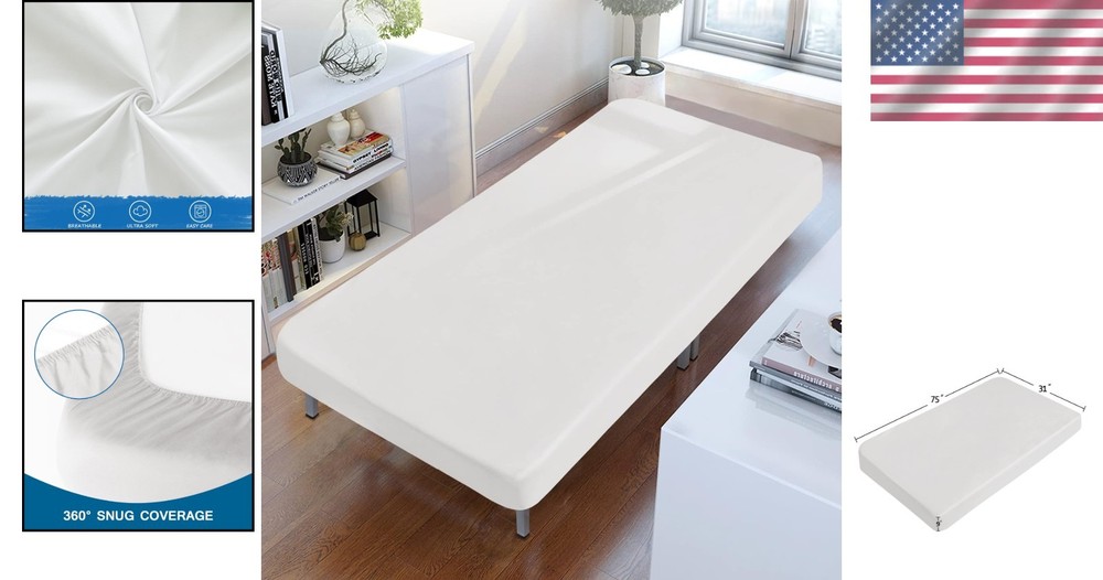Cot Sheets 31 x 75 Fitted Breathable Microfiber Rv Bunk Bed Sheets