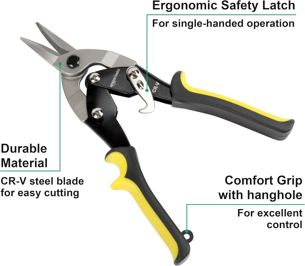 Straight Cut Aviation Snip, 1 Piece