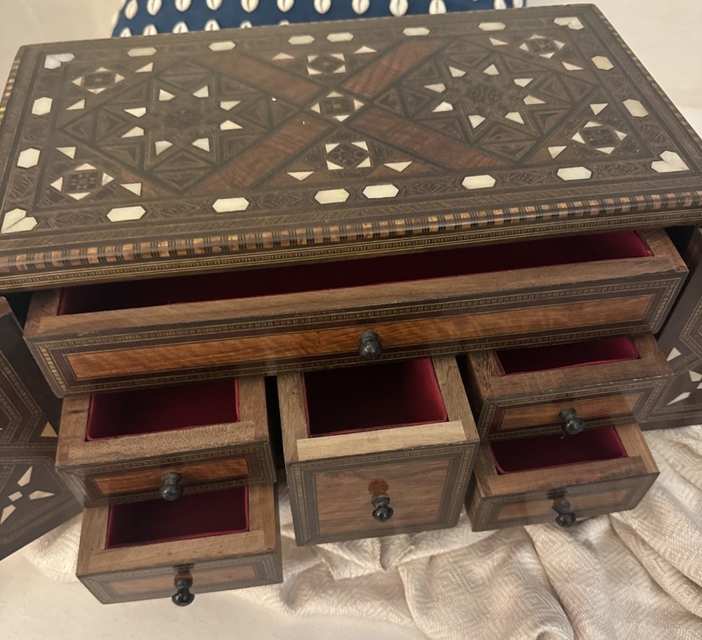 Middle Eastern Decorative Inlay Box