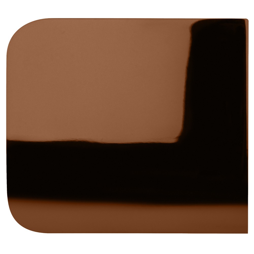 CRL UC79PC0 Polished Copper Oversized Fixed Panel U-Clamp