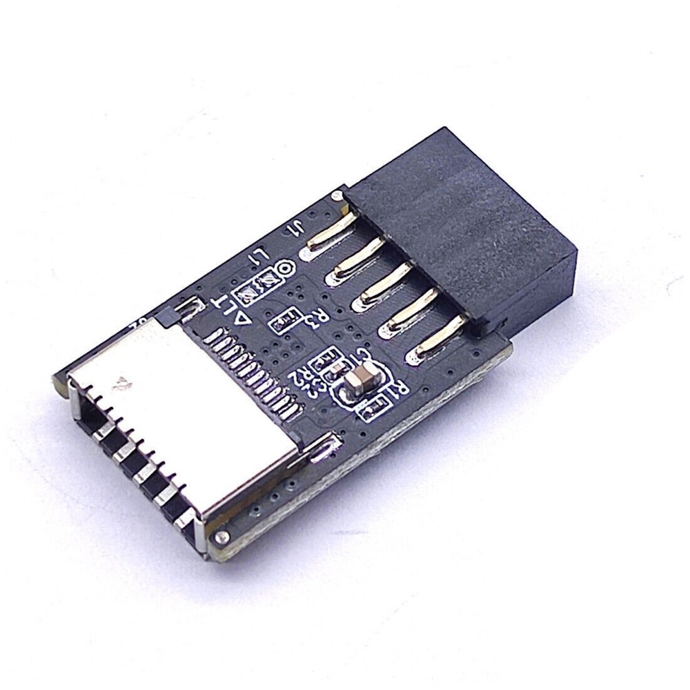 Motherboard Converter USB3.2 TYPE-E USB2.0 9Pin to TYPE-C A-KEY Front Connector