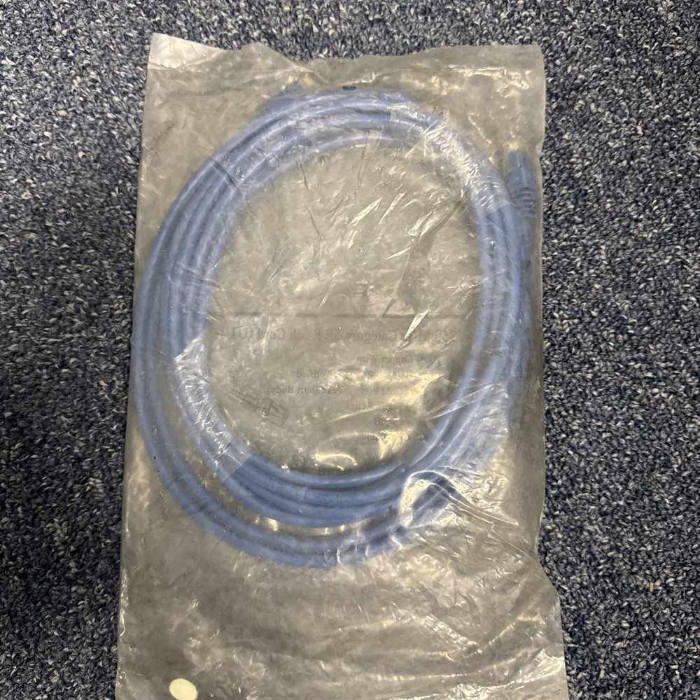 14’ Cat5e Patch Cable Blue New In Bag