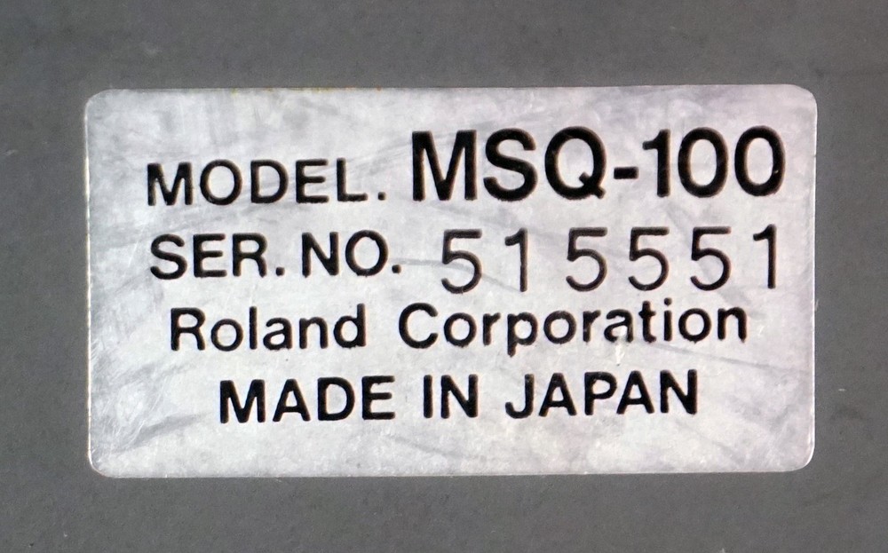 Roland MSQ-100 MIDI Digital Keyboard Recorder