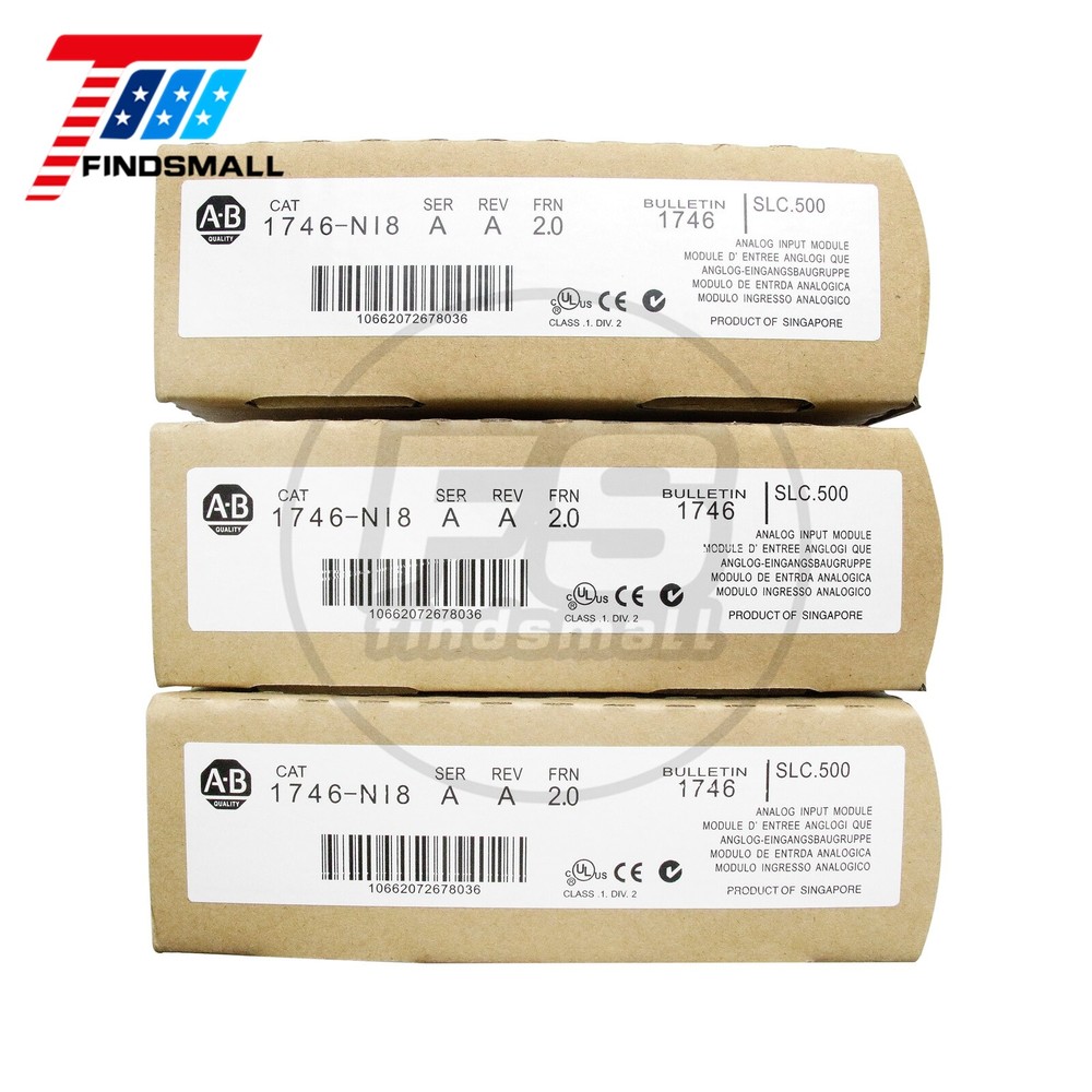 Sealed box 1746-NI8 SLC 500 PLC Analog Input Module