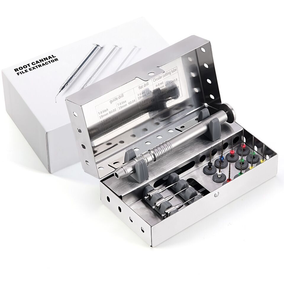 Dental Endo Root Canal Files Extractor Endodontic Broken File Removal System Kit