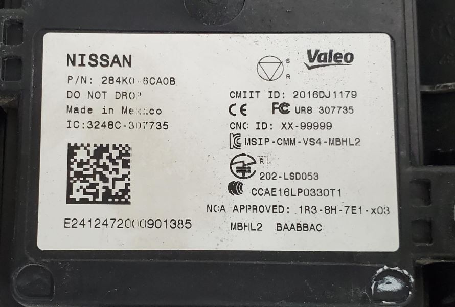 ALTIMA 2020 Camera/Projector 979987