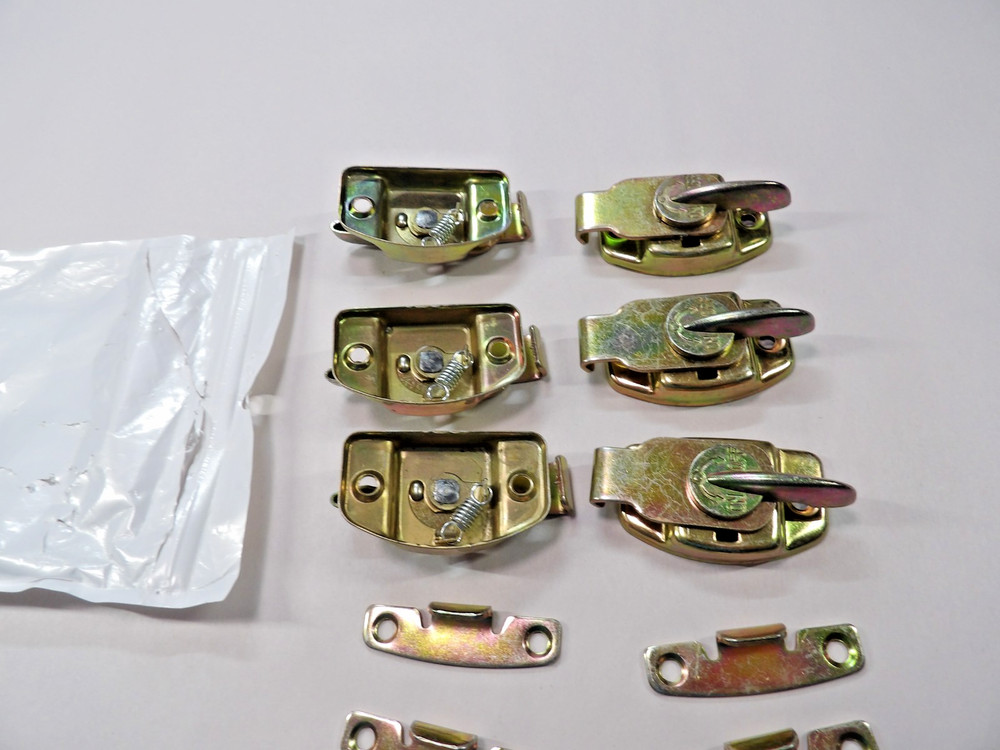 ZIUZI 6 Sets Table Leaf Latch Lock Hardware Heavy Duty Dinging Gold