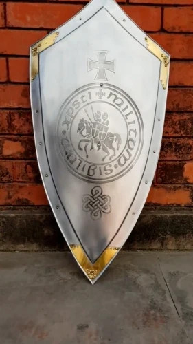 28'' Medieval Armor Templar Knight Shield Replica Decorative