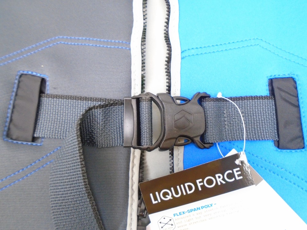 LIQUID FORCE 2215580 TEAM COMP LIFE JACKET / VEST BLUE / ASH MEDIUM