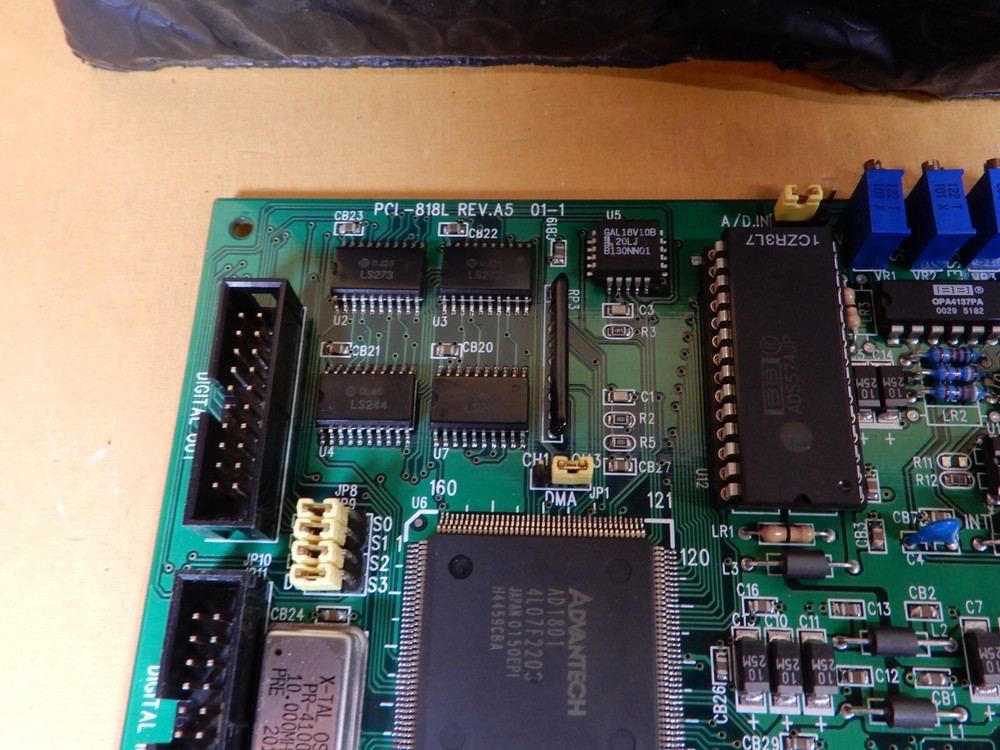 Advantech PCL-818L DAQ Card Fried During Testing AS IS