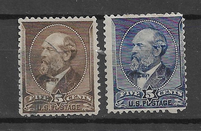 SC# 205 and 216 used and mint