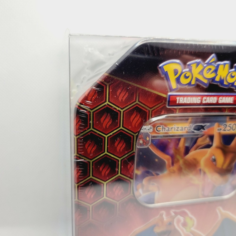 5x Pokemon Tin Protective Case -Plastic Protector Display - Fits Hidden Fates