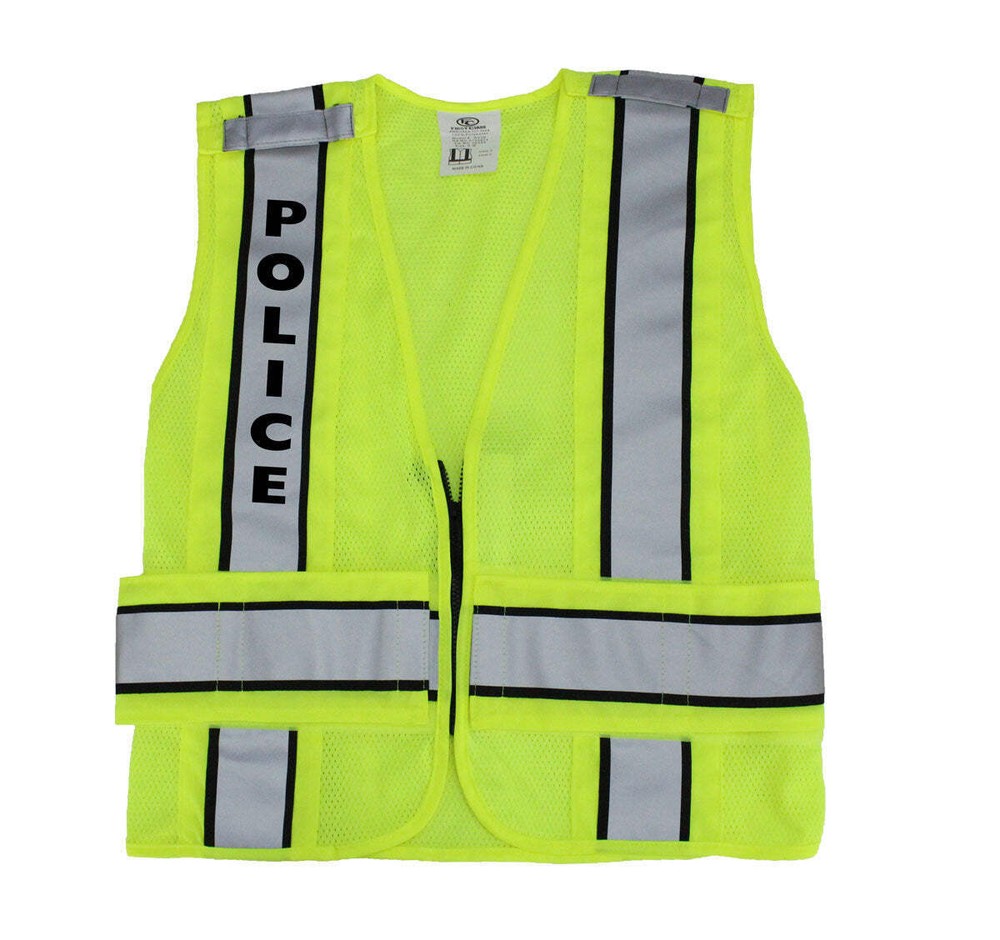 High Visibility Reflective Duty Safety Vests Plain and ID (Security)