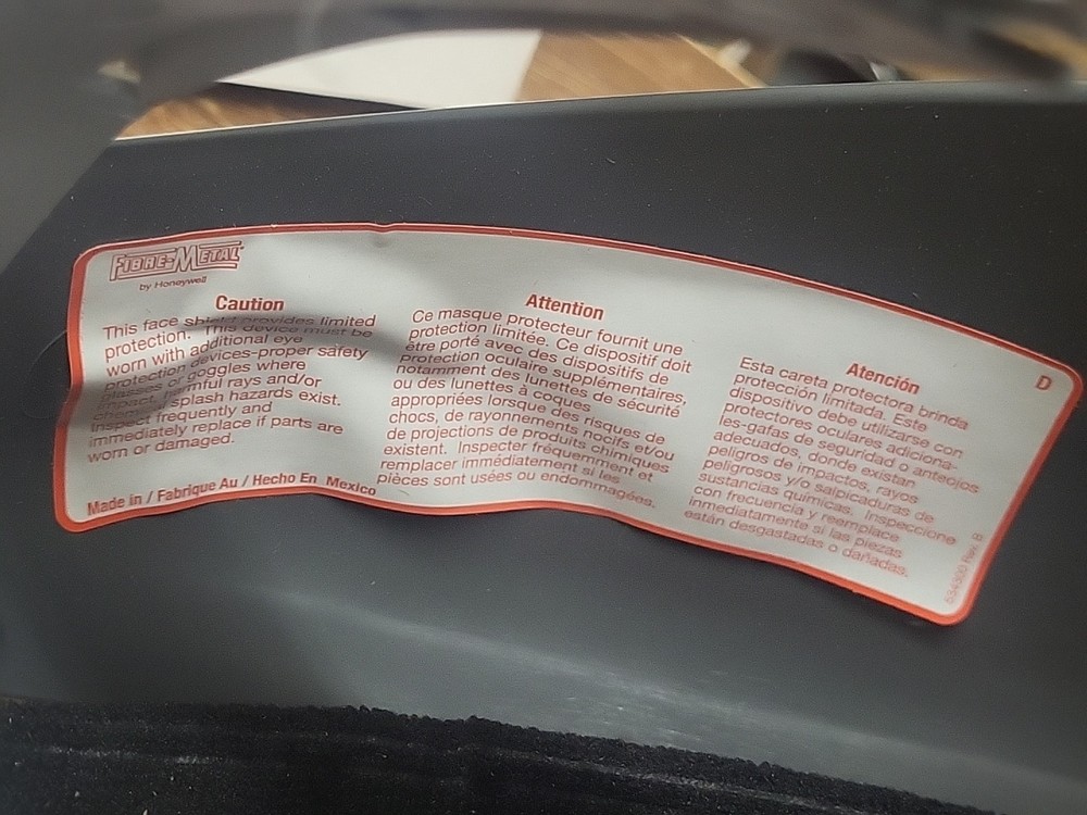 f-400 high performance face shield ppe ratcheting headgear Eye Protection