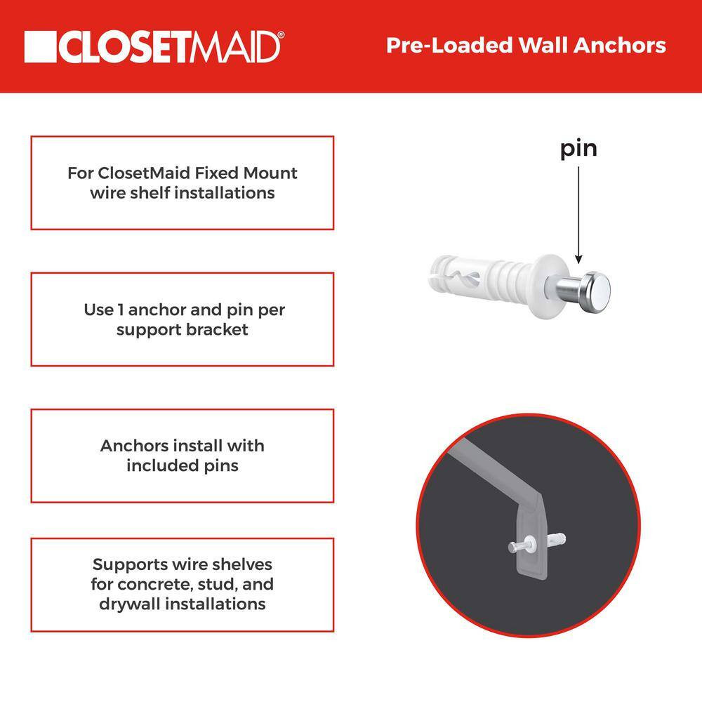 Propack Pre-Loaded Wall Anchors (100-Piece)