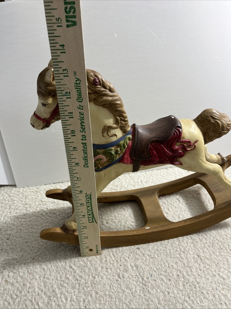VINTAGE ALBERTA CERAMIC MOLD CAROUSEL HORSE