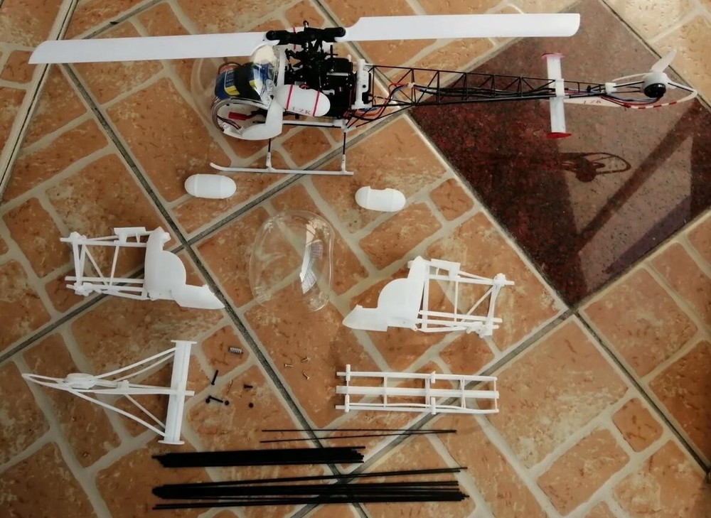 BELL-47 fuselage for Horizon blade-230s Customized 3D printing shell