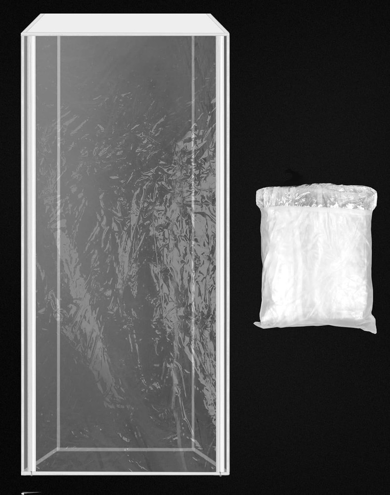 Clear Bun Pan Rack Cover With Zippers