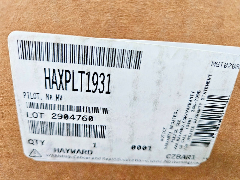 Hayward Model HAXPLT1931 Pilot - New Old Stock
