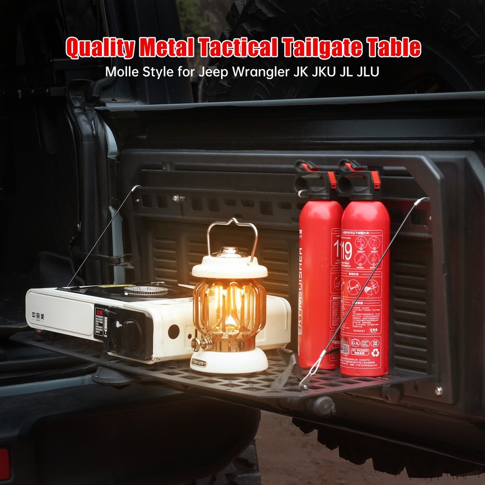 Tailgate Table For Jeep Wrangler 2007-2018 &2018-2025