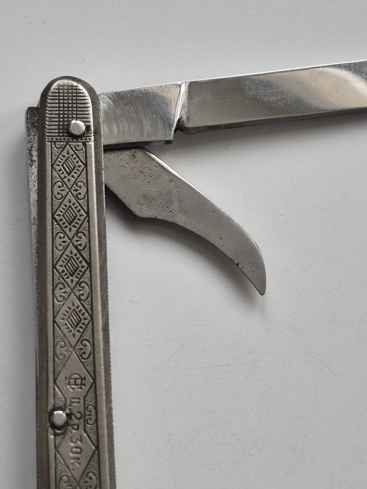 Soviet Cold War Titanium Folding Utility Knife - URSS