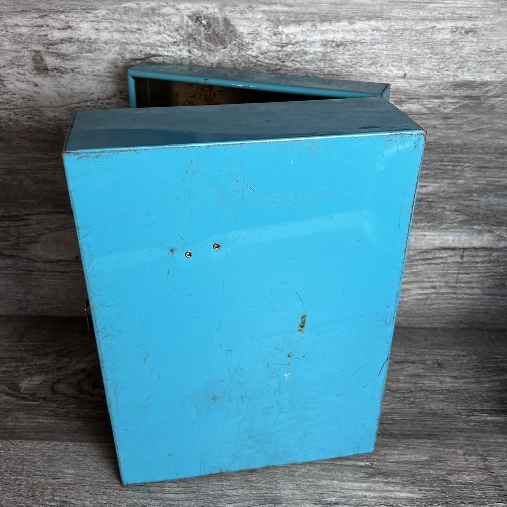 VTG 1960’s Porter Microcraft 264 Teal Science Lab Microscope w/ Case