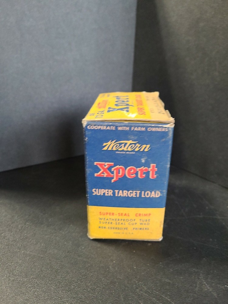 Vintage Western Xpert Super Target Load Empty Box
