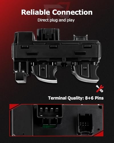 20945224 Front Left Power Window Switch Driver Side Master Power Window