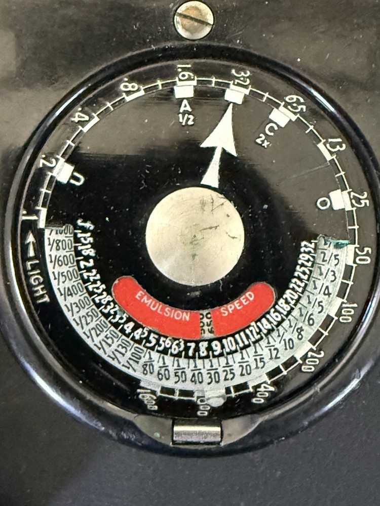 Weston Master Model 715 Exposure Light Meter w/ Case Vintage Untested