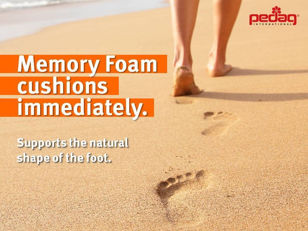 Pedag Magic Step Plus 197 orthotic insole, leather memory foam for joint support