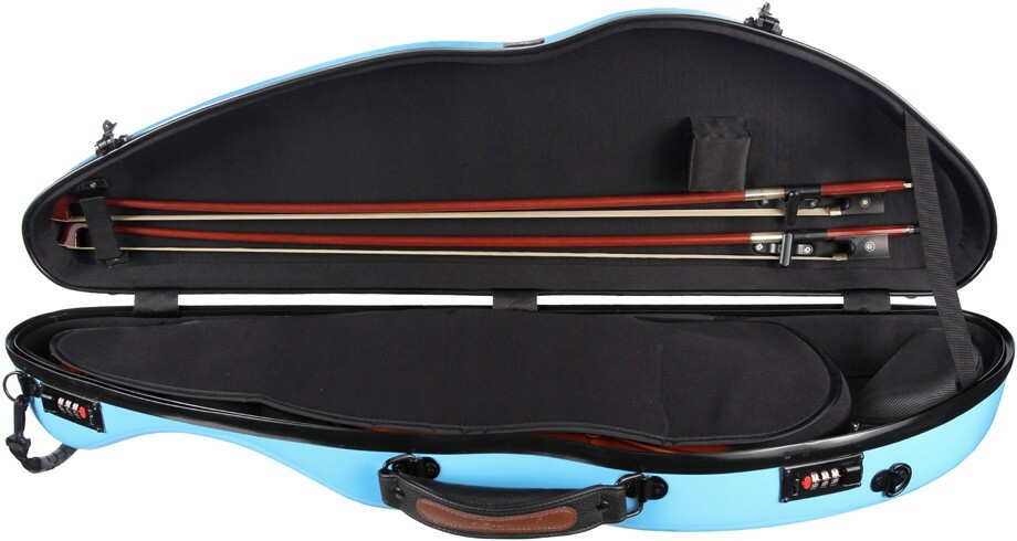 Fiberglass violin case SafeFlight 4/4 M-case Blue Light