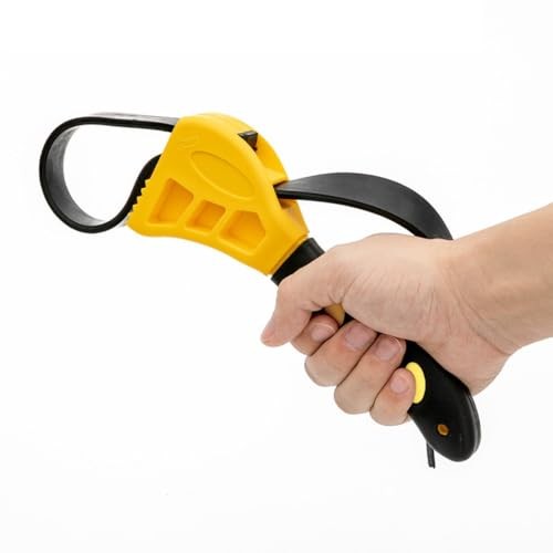 2PCS Strap Wrench Set, Adjustable Rubber Strap Wrench Upgrade 25" & 20" Non