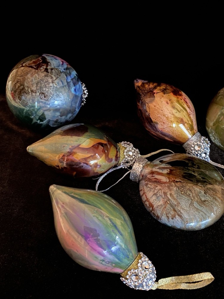 Christmas Hand Painted Baubles