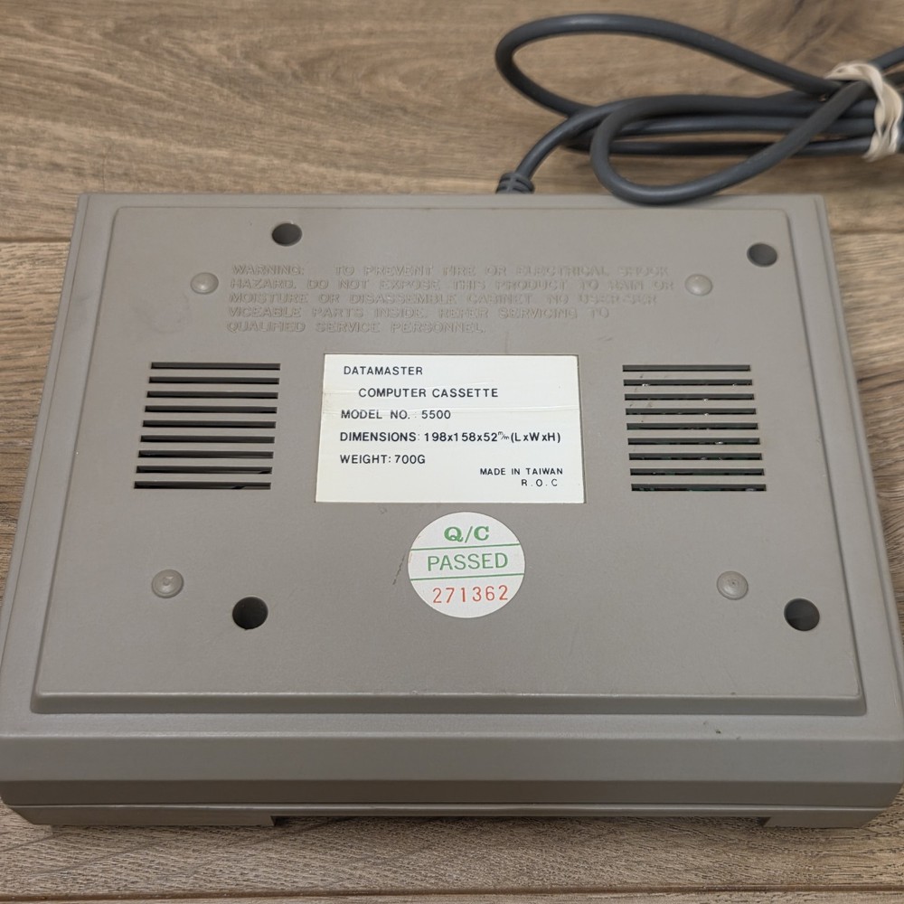 Vintage Datamaster Model 5500 Computer Cassette Untested