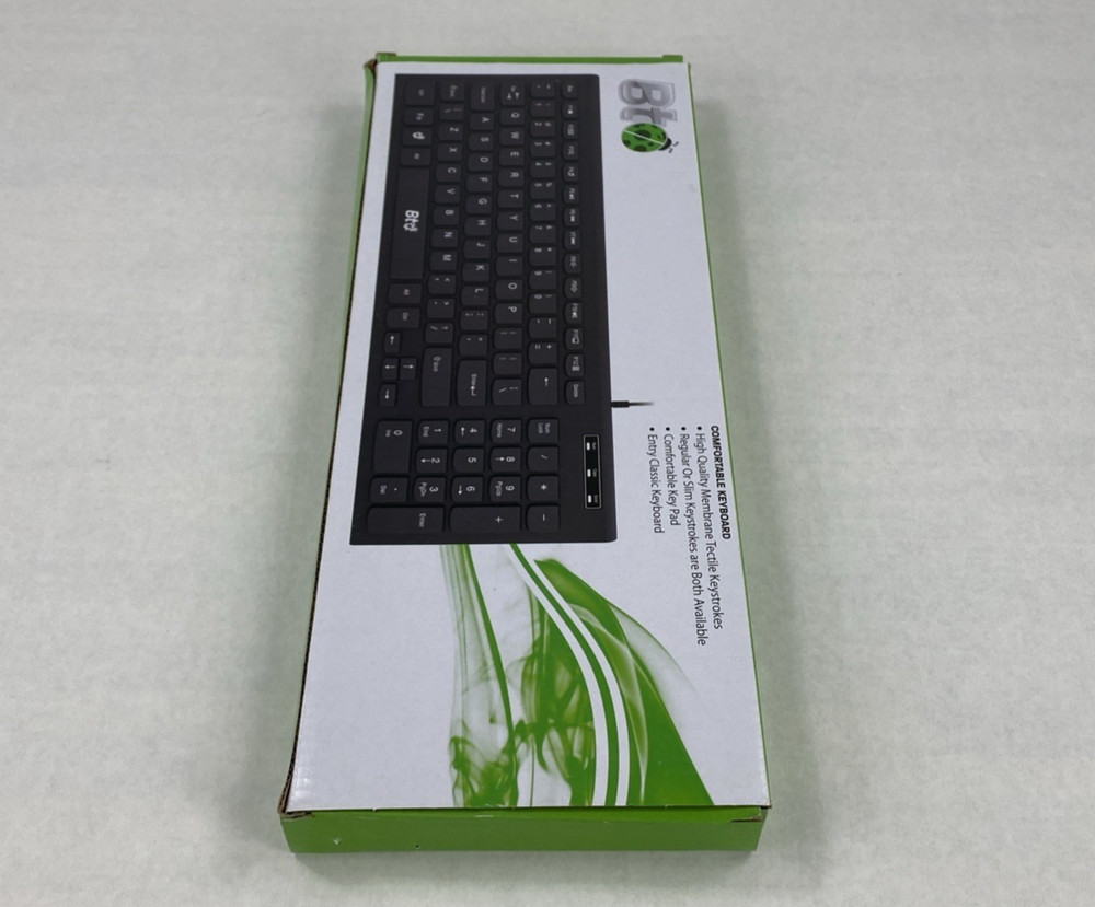 BTO USB Wired Comfortable Keyboard